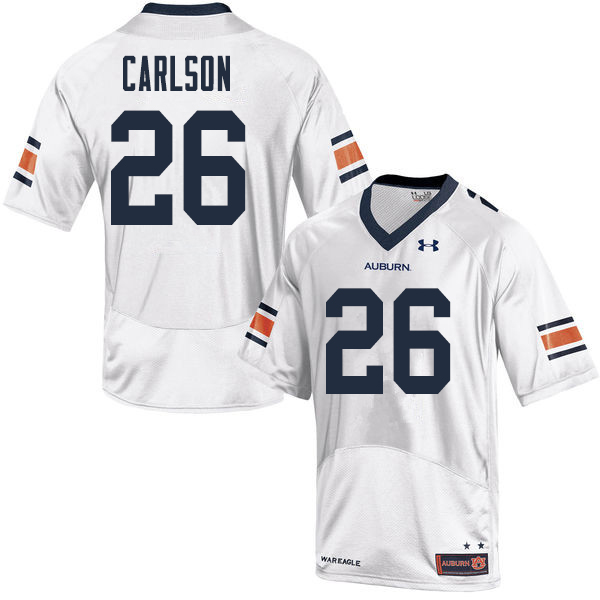 Men Auburn Tigers #26 Anders Carlson College Football Jerseys Sale-White